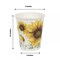 24 White 9 oz Yellow Sunflower Design All Purpose Paper Cups Party Tableware